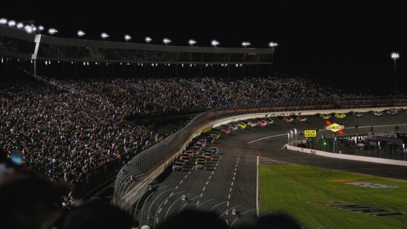 Charlotte Motor Speedway racing.