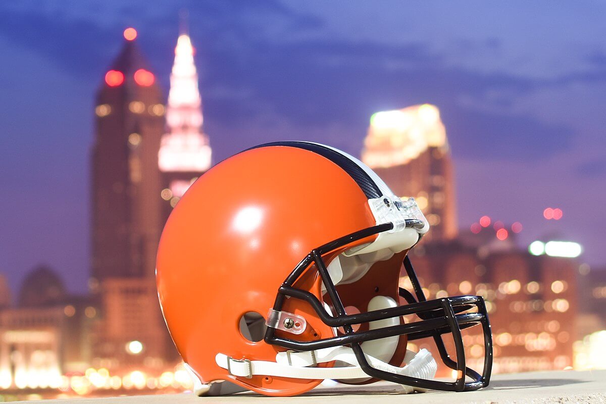 Cleveland Browns helmet