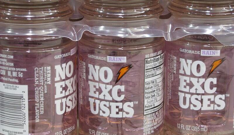 Gatorade bottles at the store.