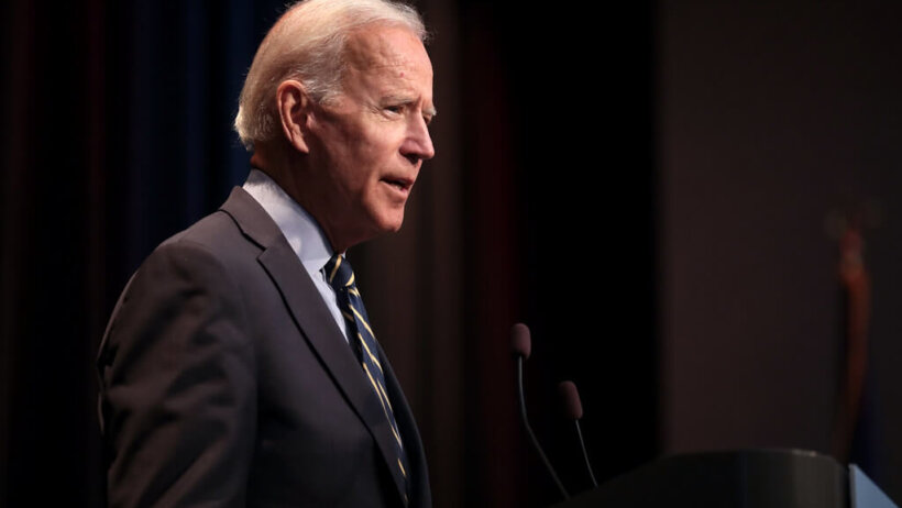 Joe Biden at a speaking event.