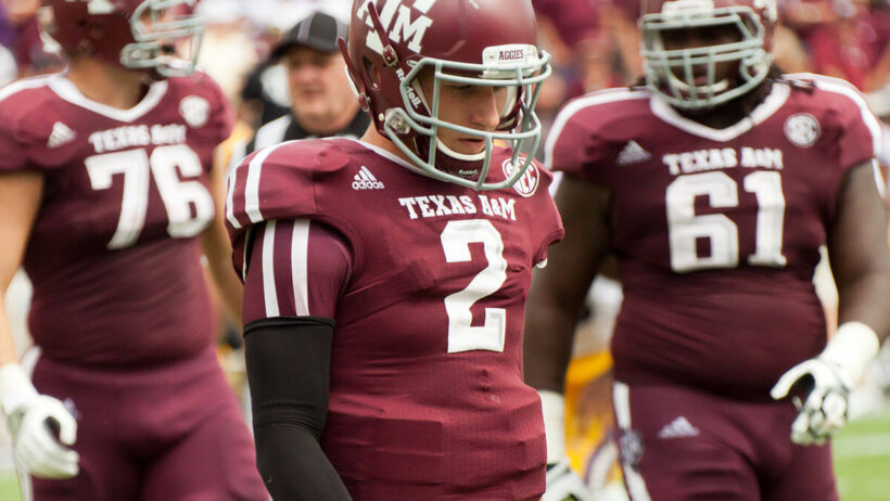Johnny Manziel in college.