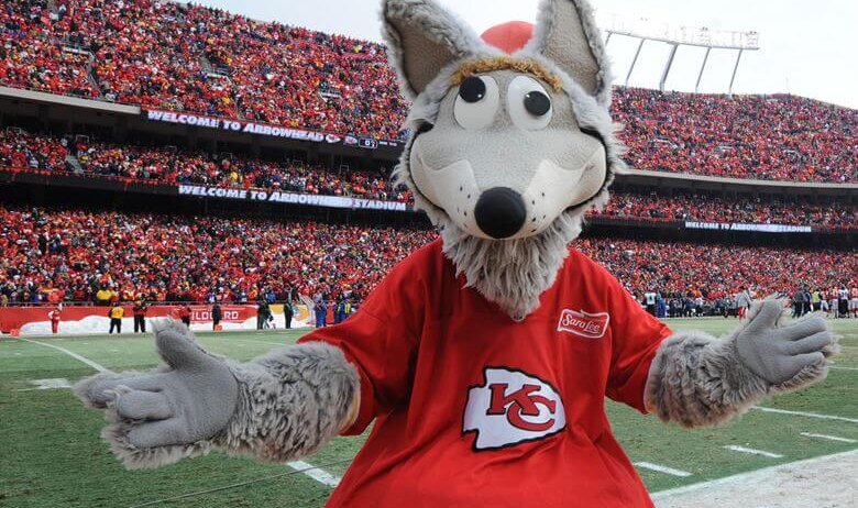 The Kansas City Chiefs mascot.