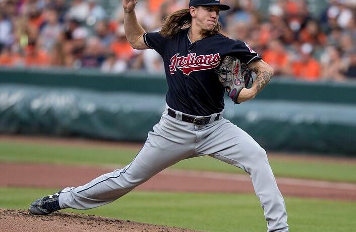 Mike Clevinger on the mound