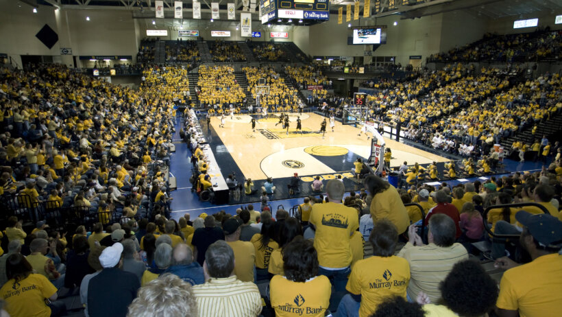 CFSB Center during a basketball game.