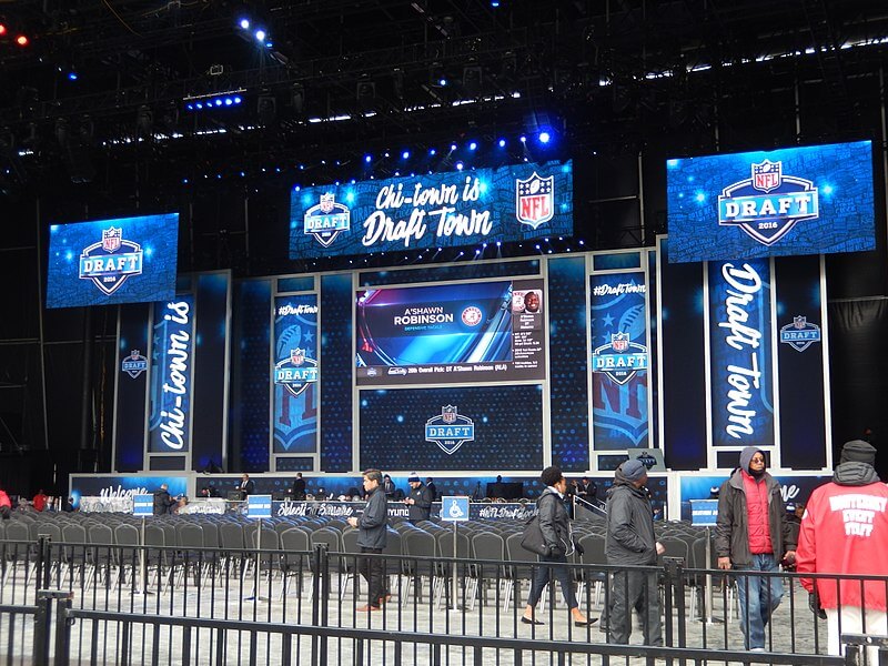 Teams getting ready for the NFL Draft.