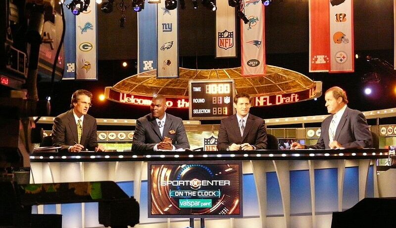 NFL Draft broadcast.