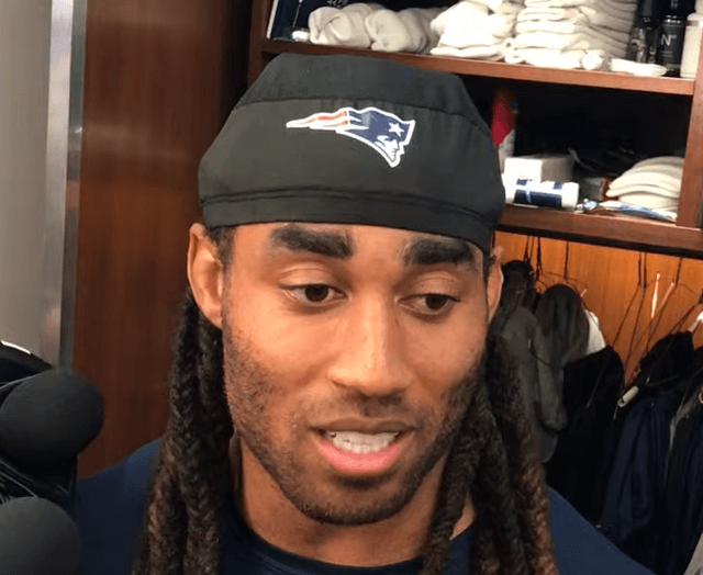 Stephon Gilmore answering questions