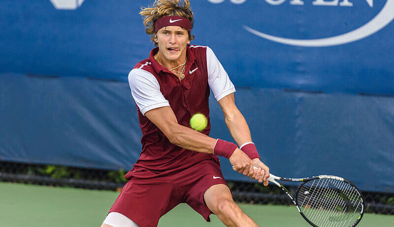 Zverev at the US Open
