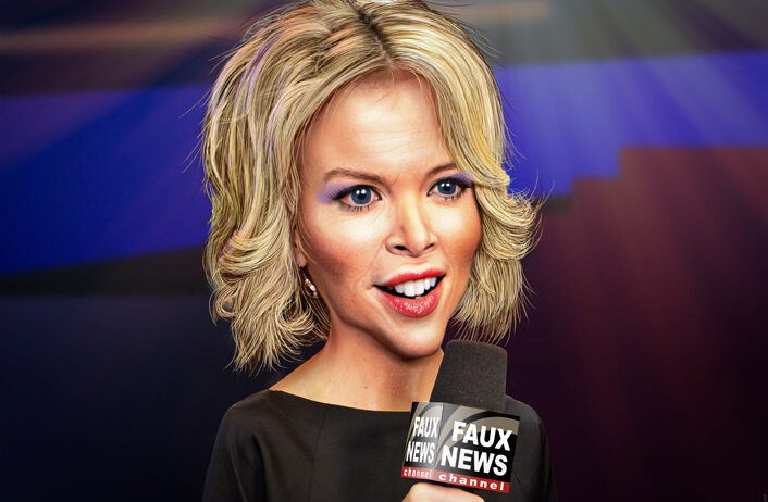 Megyn Kelly caricature