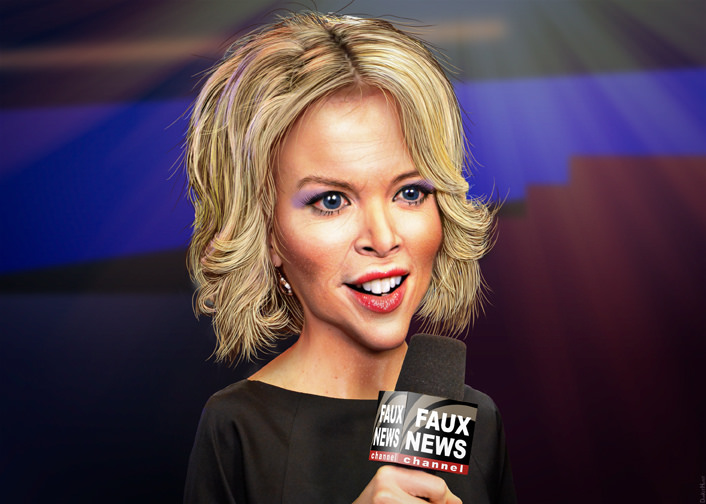 Megyn Kelly caricature