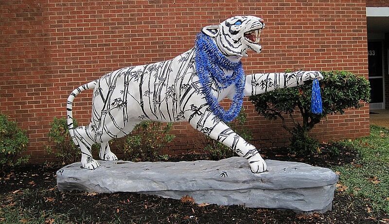 The Memphis Tigers mascot