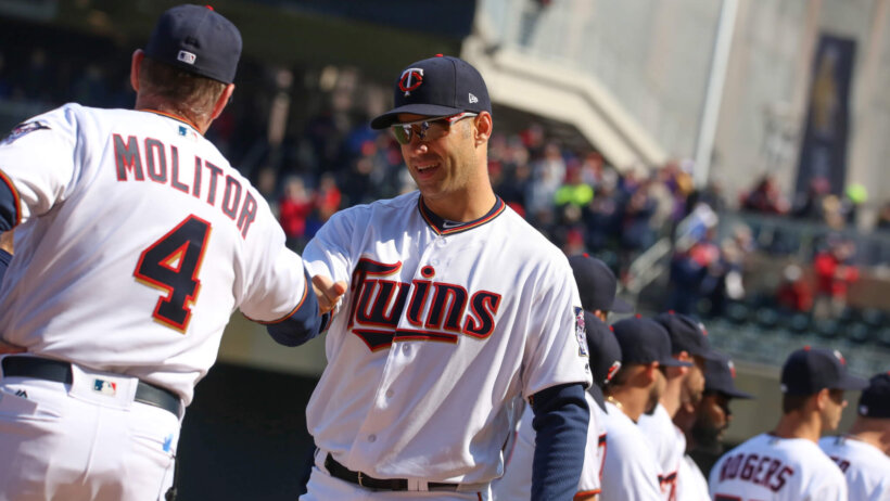 Minnesota Twins players celebrating