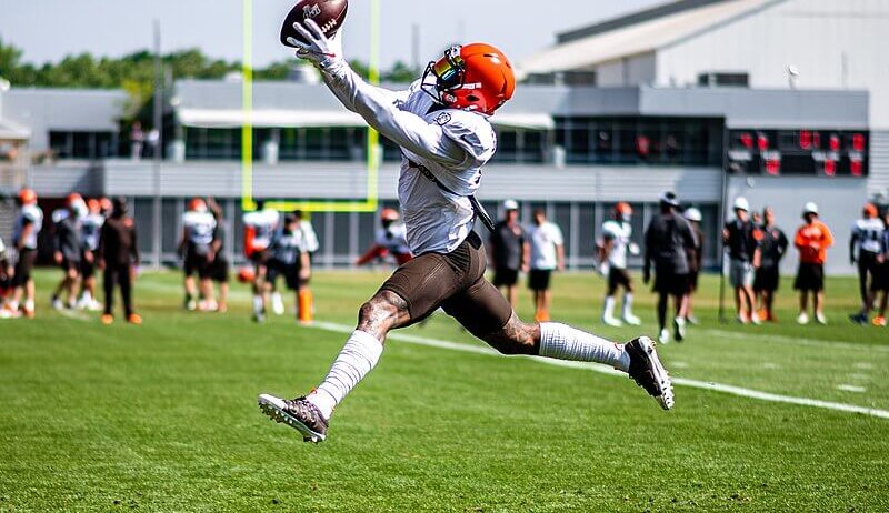 Odell Beckham Jr. in practice.