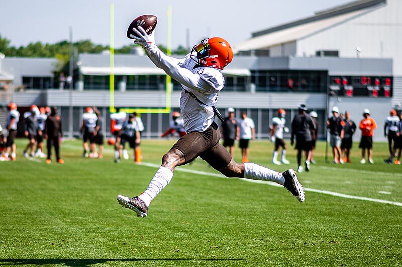 Odell Beckham Jr. in practice.