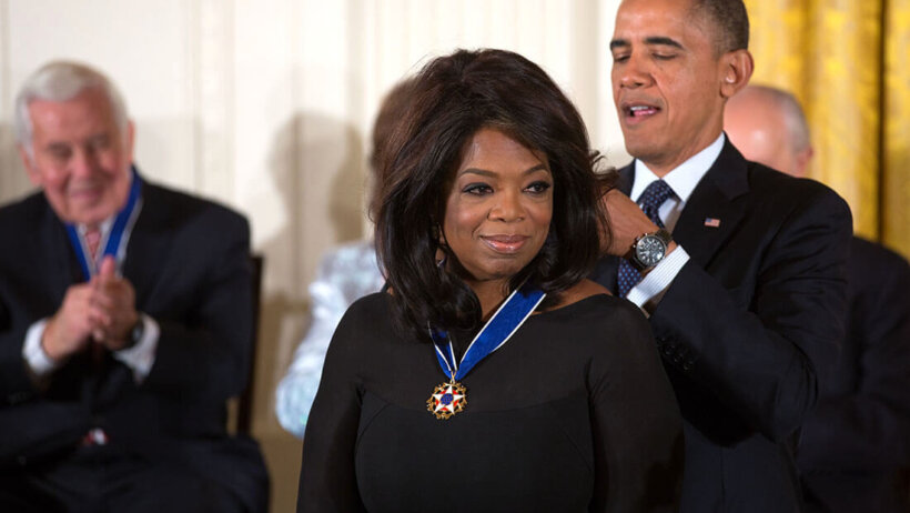 Oprah receives the Presidential Medal
