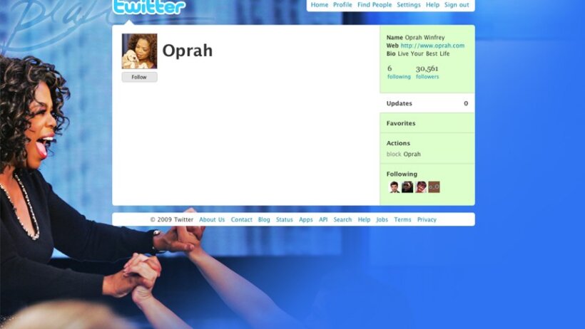 Oprah embraces a fan