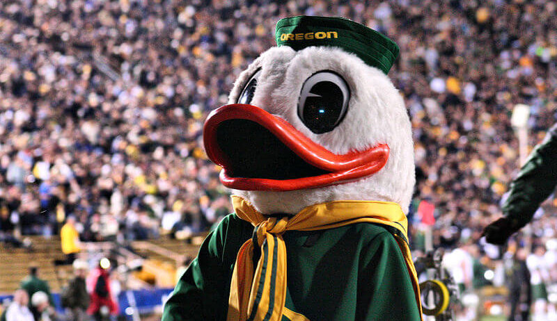 Oregon Ducks mascot
