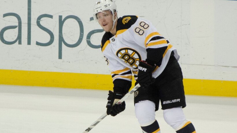 David Pastrnak leads the NHL in both goals and points.