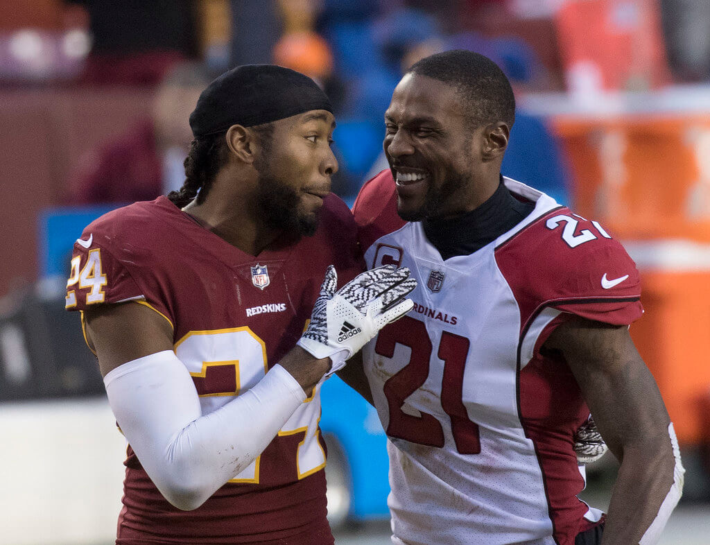 Josh Norman (hugging Patrick Peterson