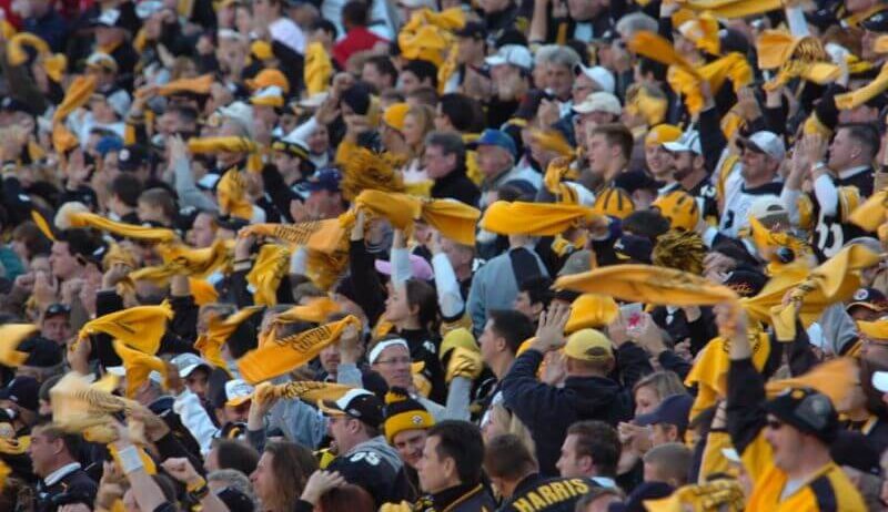 Pittsburgh Steelers fans celebrating