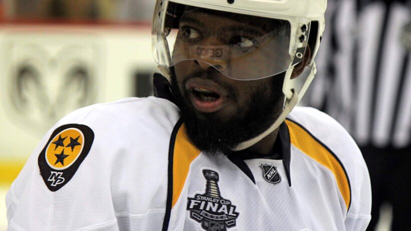 PK Subban during his tenure with the Nashville Predators