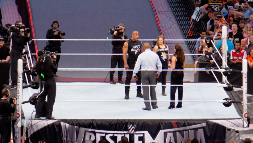 Ronda Rousey dabbles in pro wrestling
