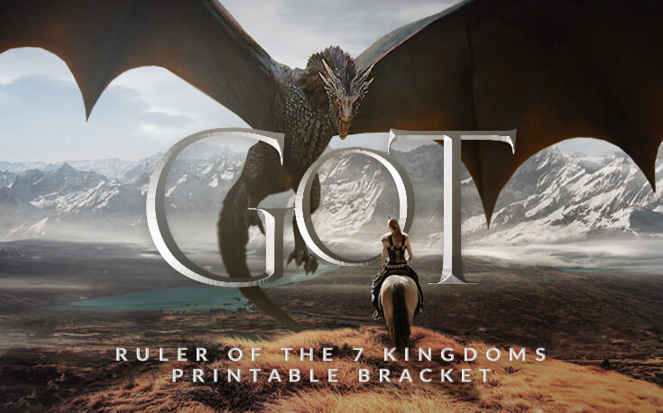 Game Of Thrones Bracket Season 8 Printable