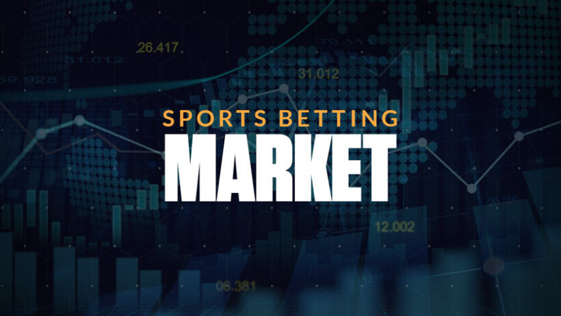 sports betting market text with stocks tracker