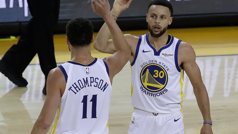 Steph Curry and Klay Thompson