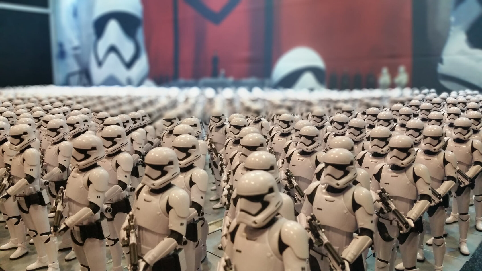 A Storm Troopers lego army