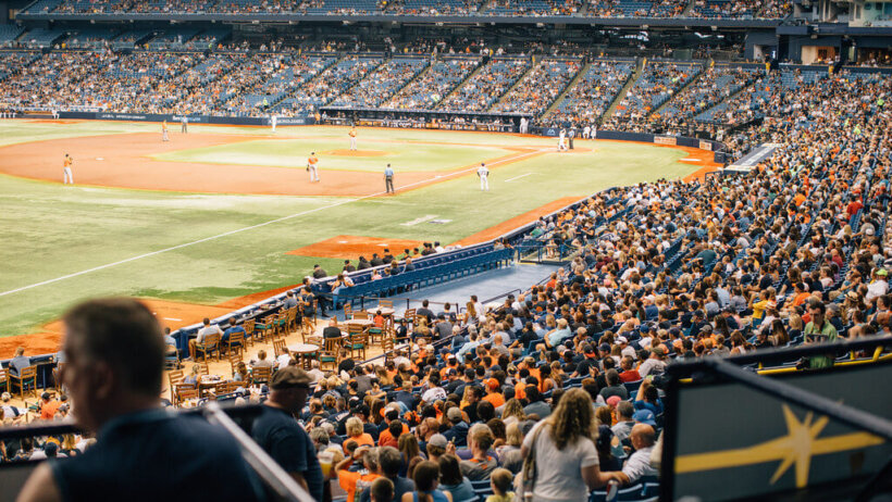 Tropicana Field in Tampa Bay