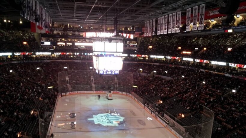 Toronto Maple Leafs home ice.