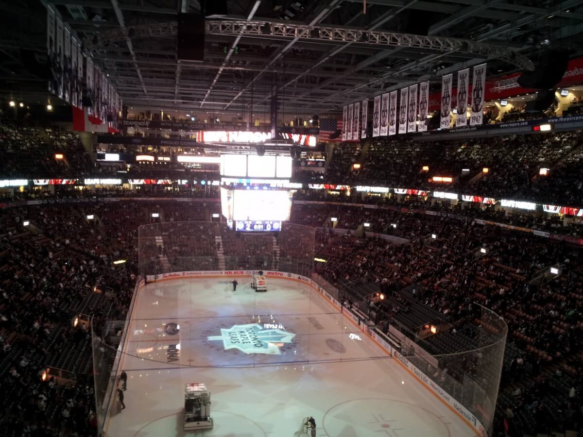 Toronto Maple Leafs home ice.